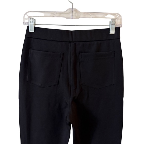 OGL Ponte-De-Roma Slimming Ponte High Rise Pull-on Flared Pants small Black NWT - Picture 11 of 12